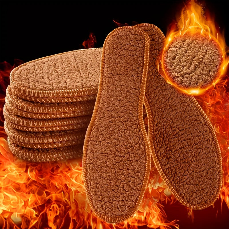 Thermal Wool Insoles Warm Soft Breathable Feet Care Winter