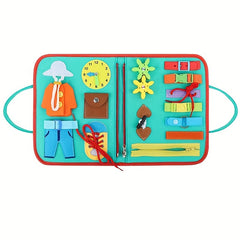 Educational Busy Board Montessori Toys for Toddlers Great for Travel