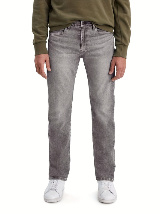 Slim Fit Distressed Stretch Denim Jeans Mens Casual Street Style
