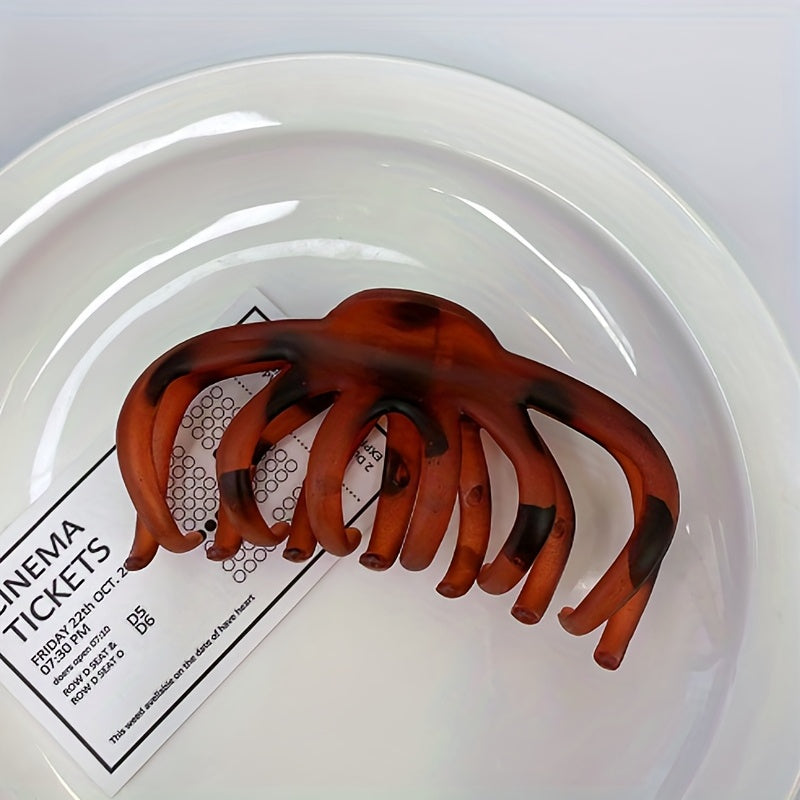 4pcs Large Claw Clip Octopus Clip For Thick Curly Hair Style