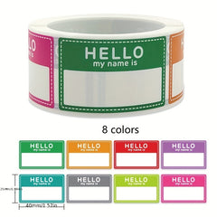 200pcs Student Name Stickers Kitchen Fridge Reminder Food Marker Sticker