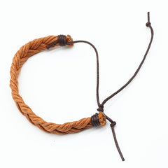 Vintage Brown Rope Woven Men Bracelets For Women Homme Gift Jewelry