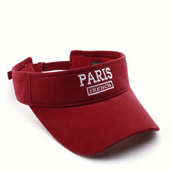 Men's Street Letter Embroidery Sun Protection Cap