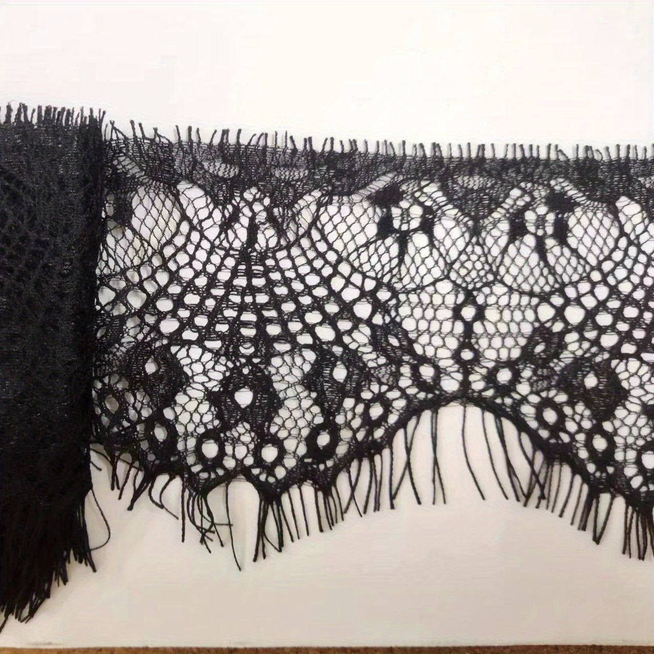 3M French Retro Eyelash Lace Fabric Floral Pattern Skirt Sleeves Underwear DIY