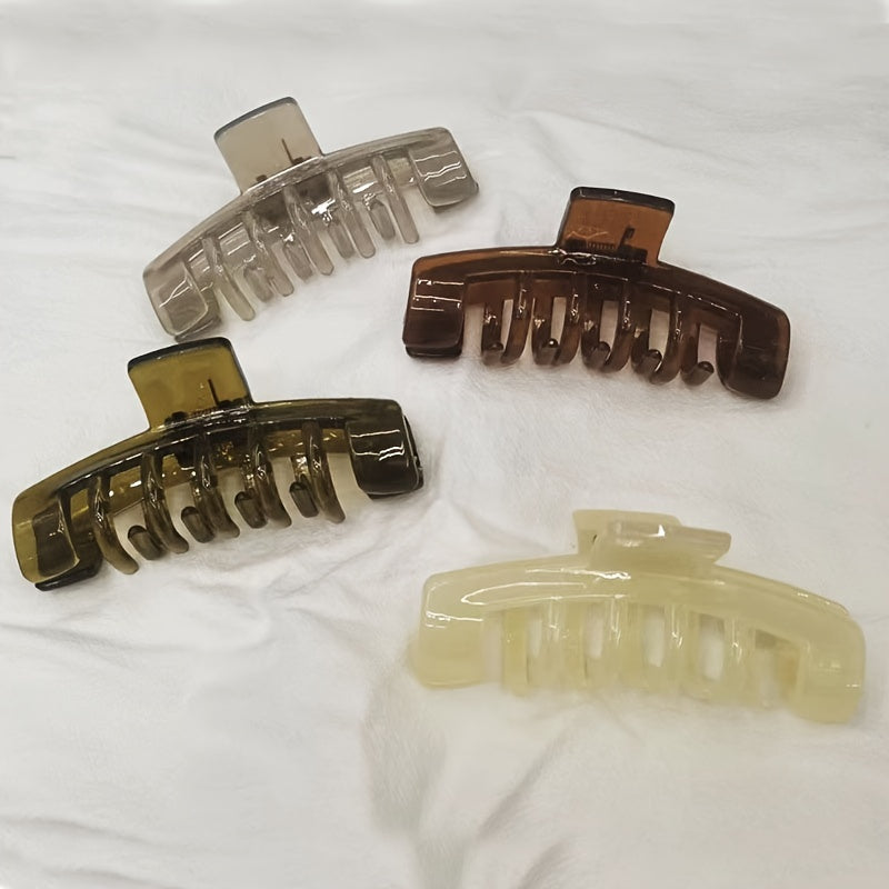 Geometric Transparent Hair Claw Clip Hair Styling Accessories