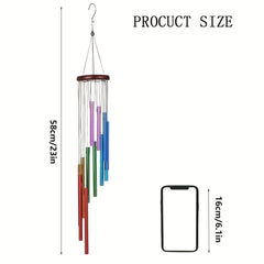 Outdoor Wind Chimes With Hooks And Aluminum Alloy Tubes