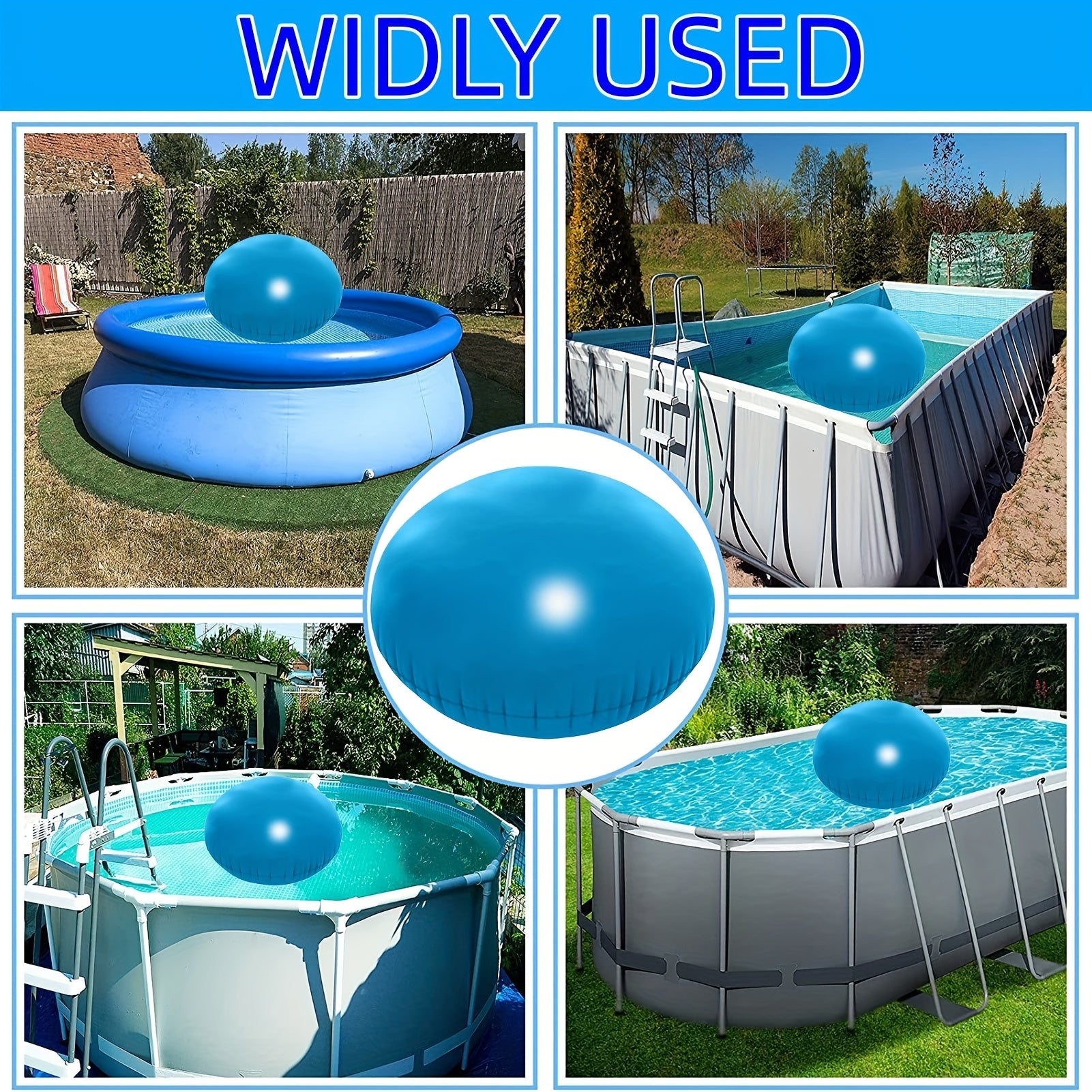 1pc Pool Air Pillow Ice Equalizer For Above Ground Winter Pool Covers