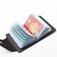 Anti-theft Brush Anti-Magnetic Card Bag with 34+ Card Slots