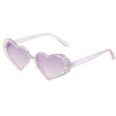 Men's Heart Shaped Sunglasses for Street Photography Party