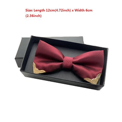 Women's Bow Metal Decor Solid Polyester Bow Tie Party Supplies