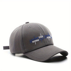 Letter Embroidery Unisex Baseball Cap Solid Dad Hats Sports