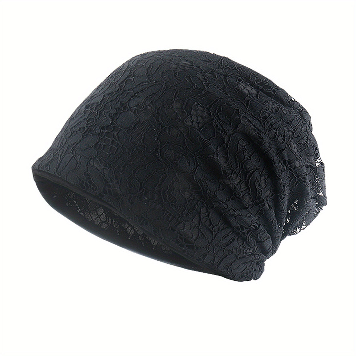 Yellow Lace Beanies Lightweight Breathable Beanie Cap Elastic Casual