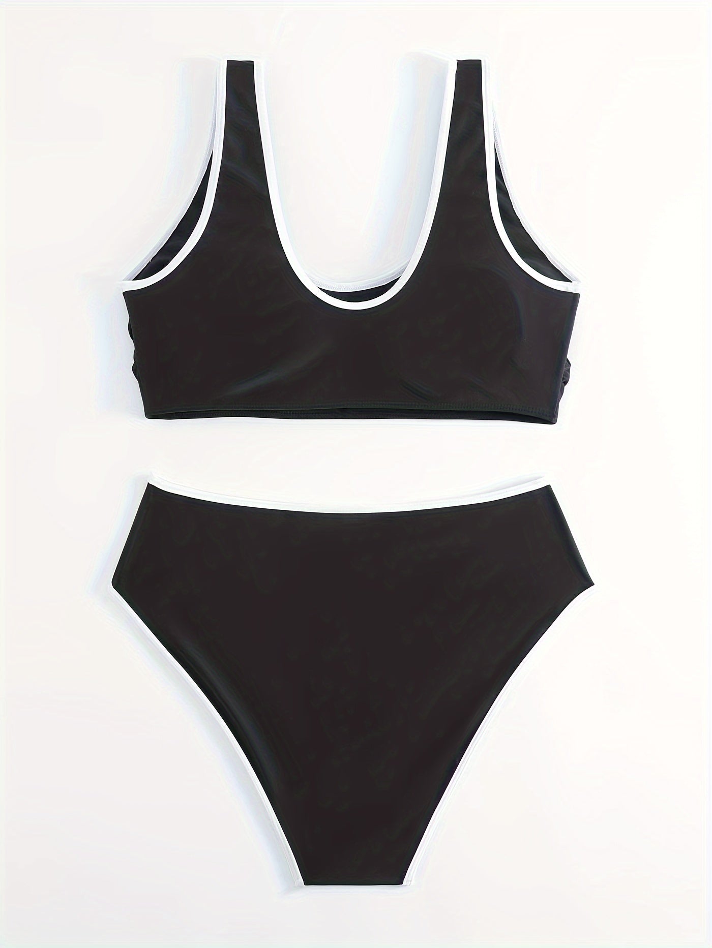  Bikini Set Women's Contrasting Padded Tank Bra Swimsuit