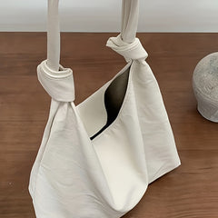 Minimalist Canvas Underarm Bag Large Capacity Women's Shoulder Purse