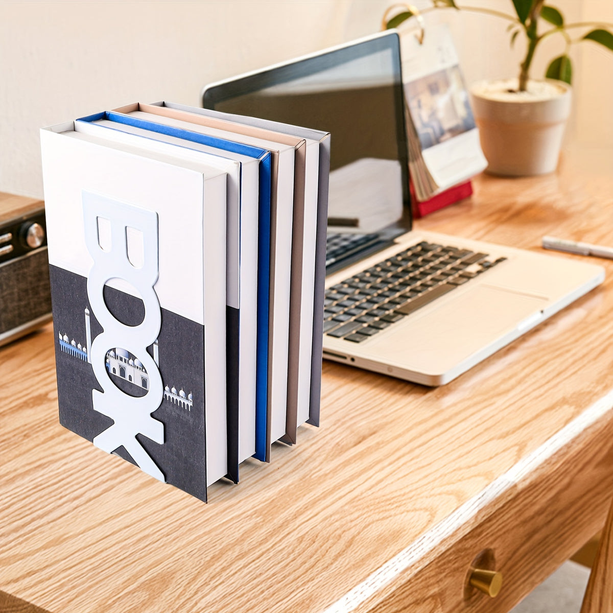 4pcs Book Stands Desktop Organizer For Books Movies CDs Video Games