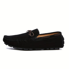 Men's Bowknot Moccasin Loafers Slip-On Shoes