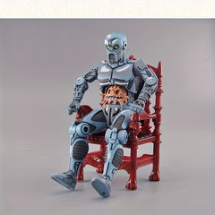 1:12 Scale Royal Throne Chair - Golden and Red