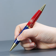 Thick Ballpoint Pen 2 Comfortable Writing Pens Metal Retractable