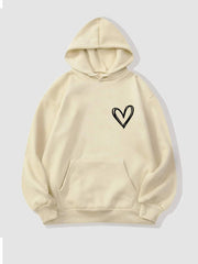 Women's Button Cowl Neck Wrap Sweatshirt Hoodie