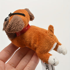 7in Plush Toy Dog Keychain School Bag Hanging Ornament Easter Gift
