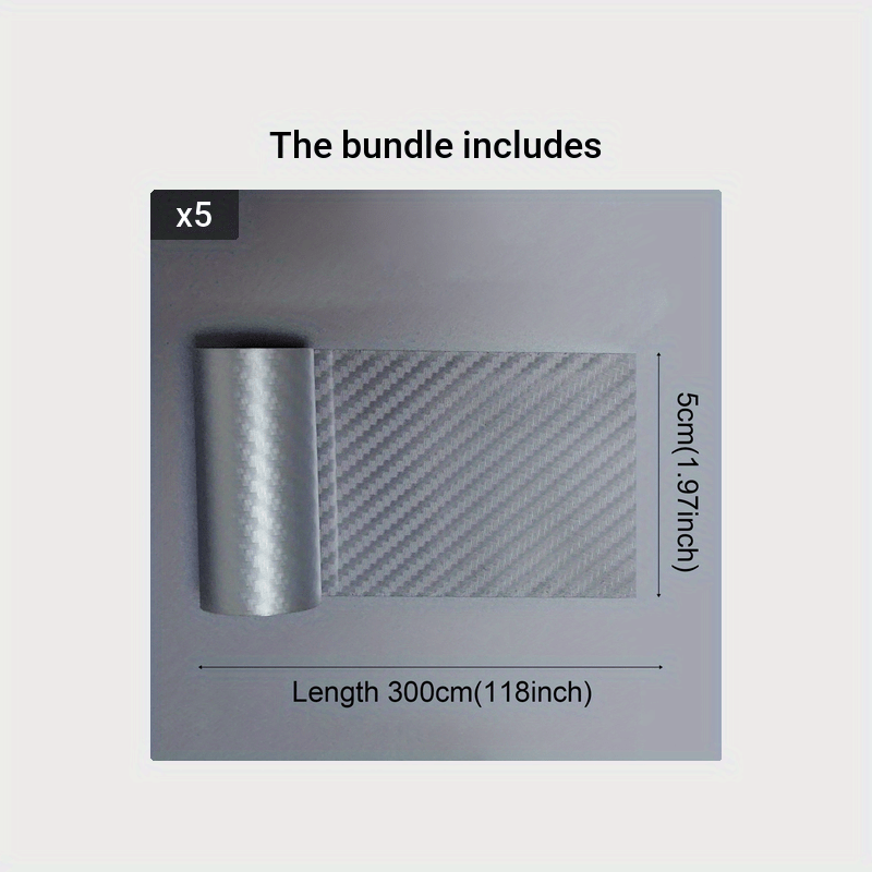 Invisible Transparent Car Body Film Carbon Fiber Anti-scratch Door Sill Strip