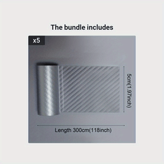 Invisible Transparent Car Body Film Carbon Fiber Anti-scratch Door Sill Strip