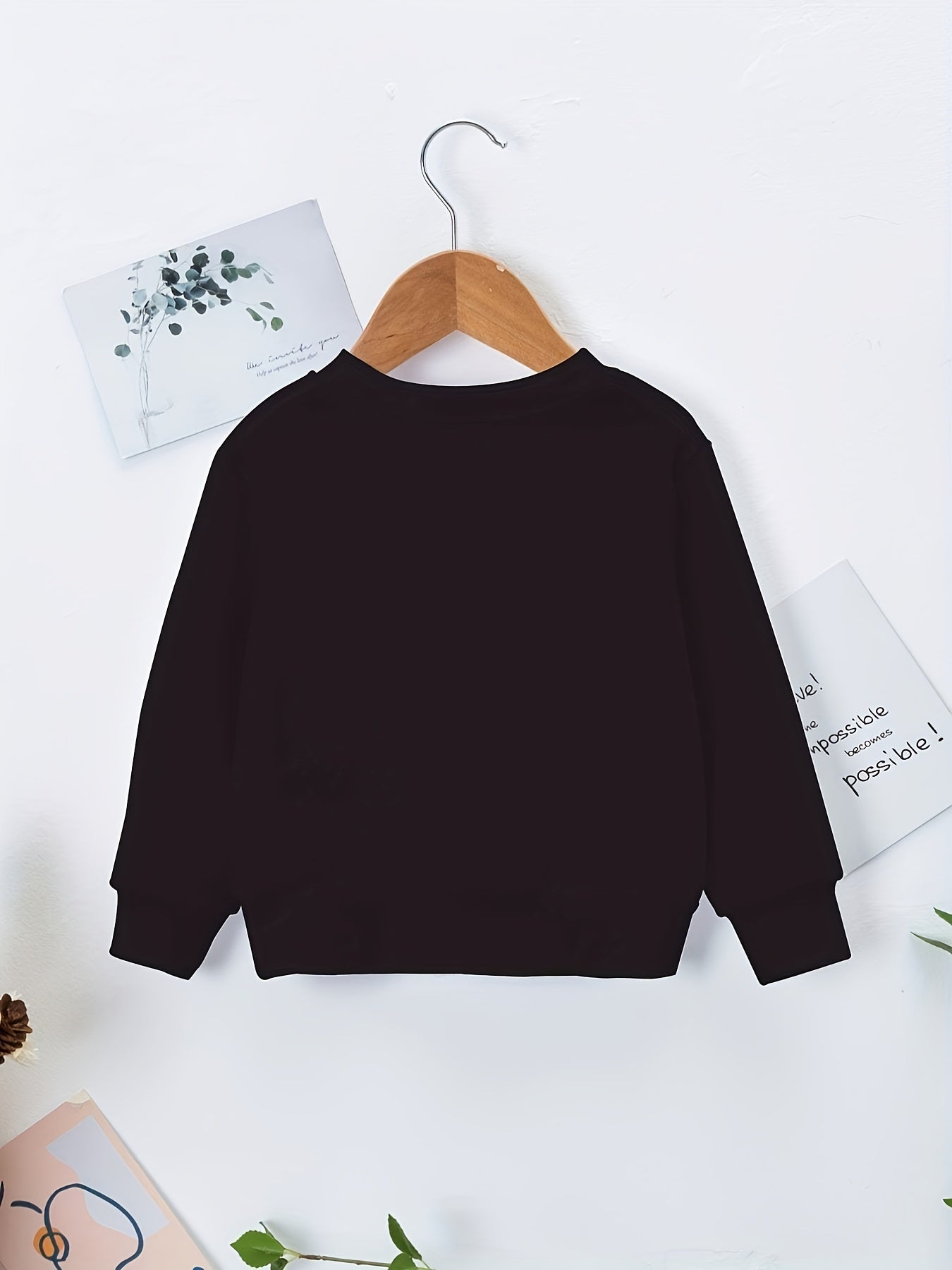 Boys Casual Pullover Sweatshirt Long Sleeve Crew Neck Tops