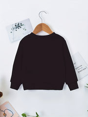 Boys Casual Pullover Sweatshirt Long Sleeve Crew Neck Tops
