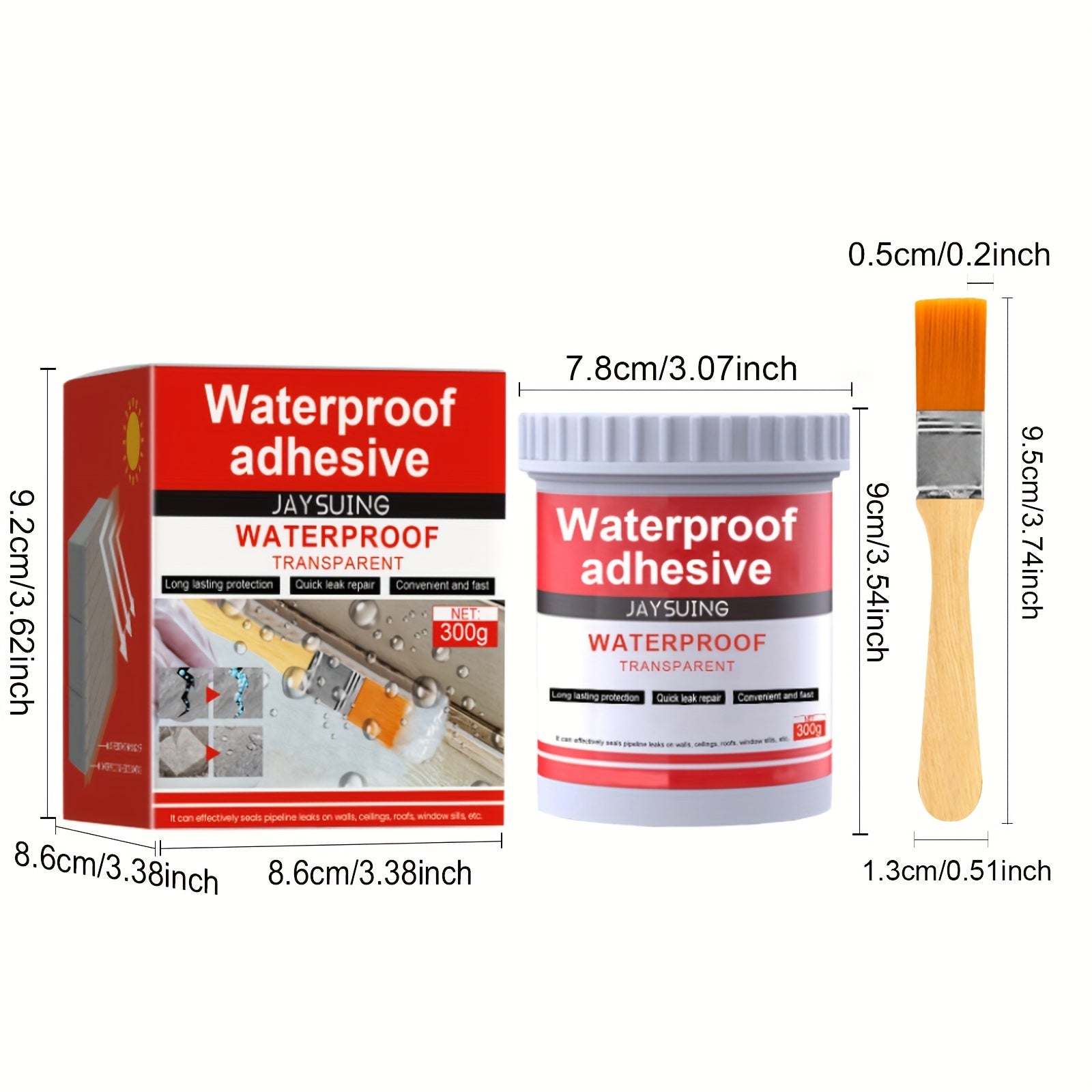 Transparent Waterproof Glue for Roof Bathroom Kitchen
