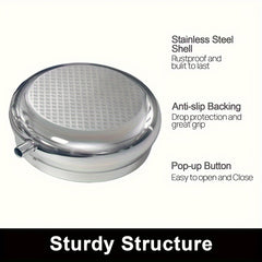 Retro Jesus Pill Box 3 Compartment Medicine Organizer