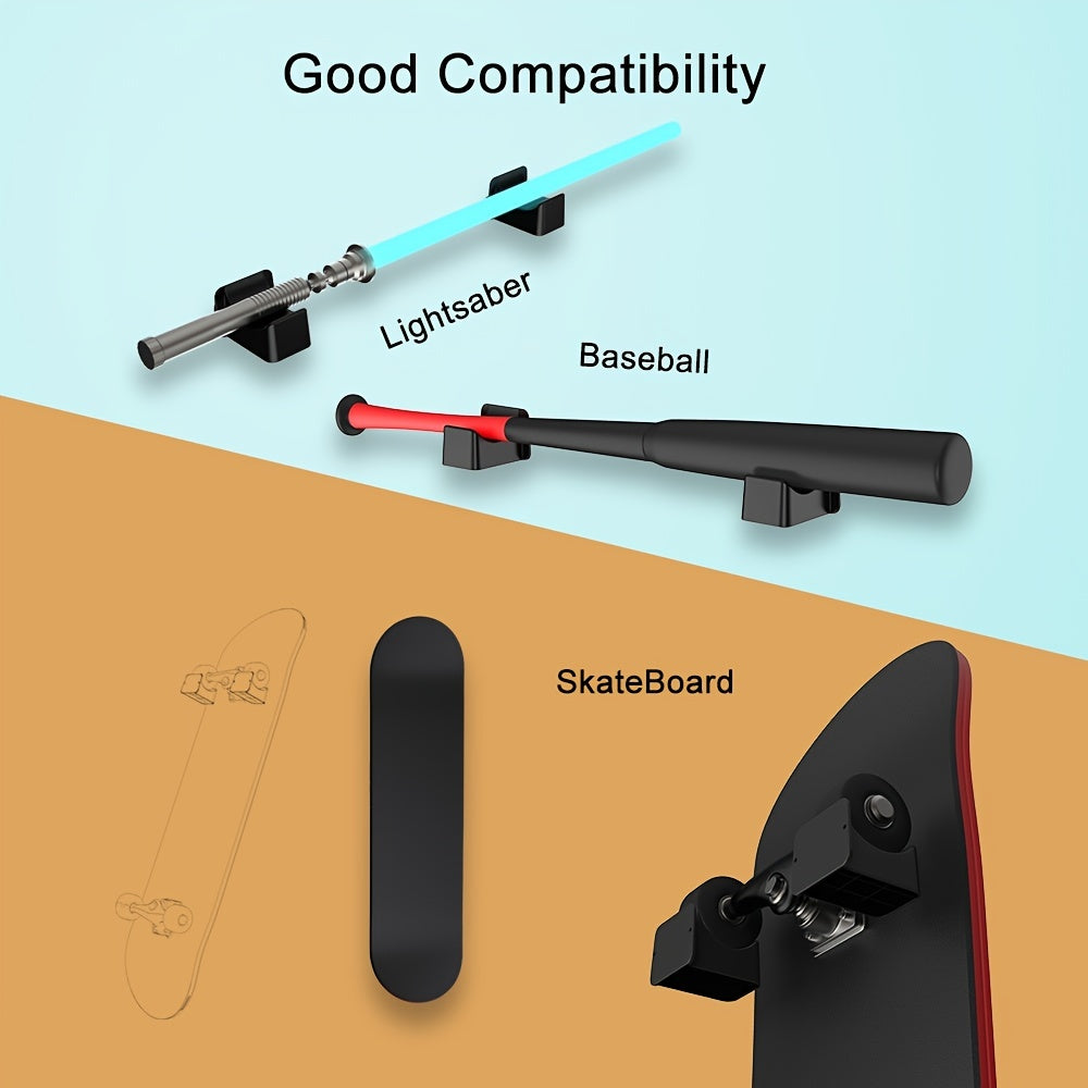 Wall Mount Storage Rack for Gear Organization and Display