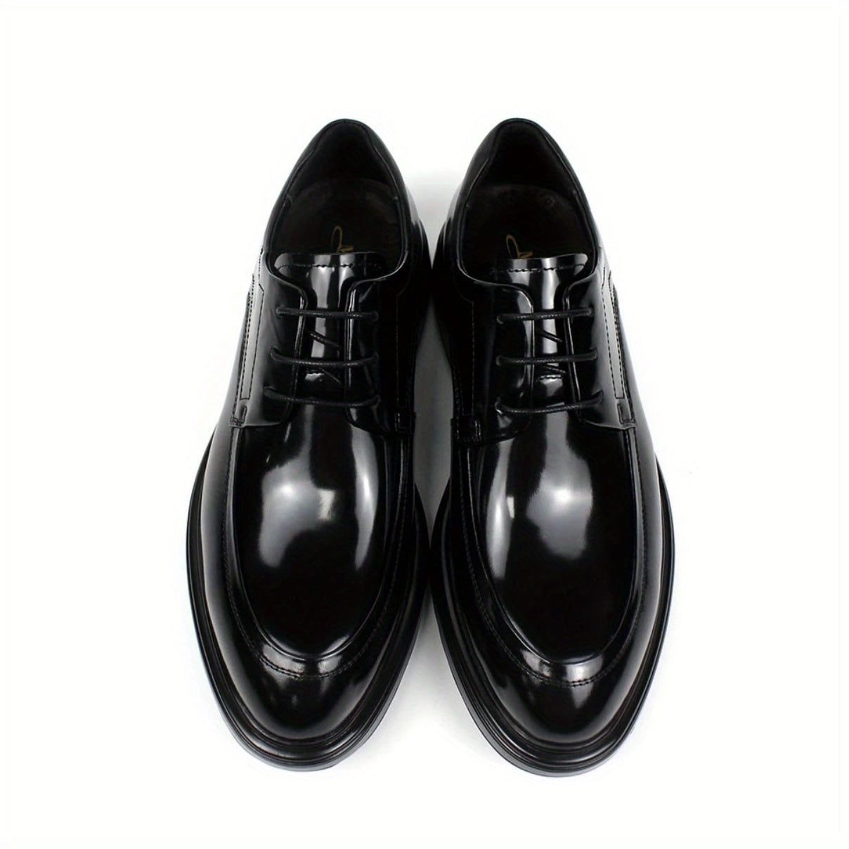 Men's Lace up Oxford Shoes Anti skid Platform Formal Dress Shoes