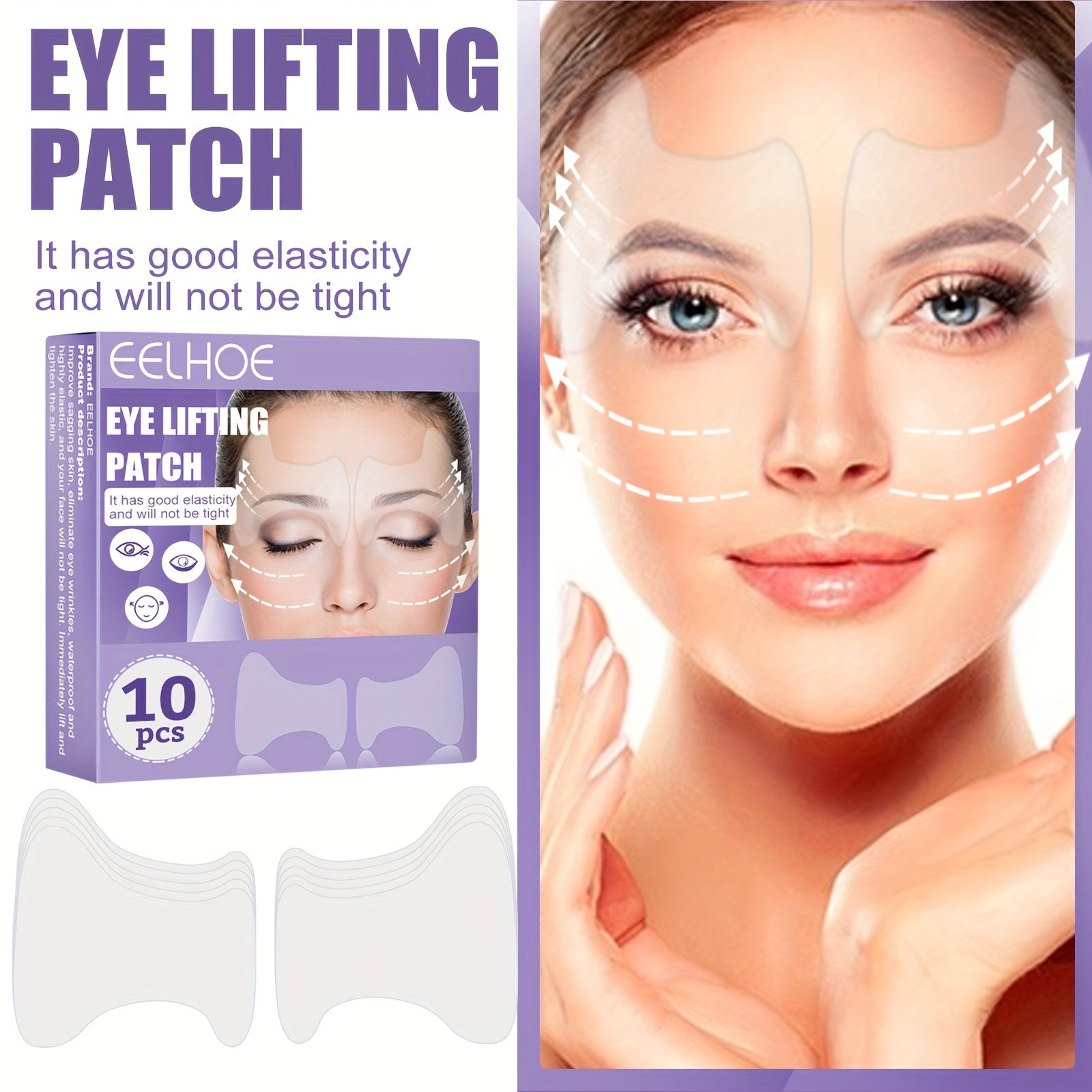 10 Moisturizing Lifting Eye Mask Stickers Reduce Dark Circles