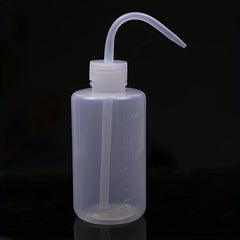 1pc 250ml Plastic Washing Bottle with Curved Spout