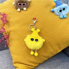 Plush Monster Dust Bunny Elf Snap Hook Key Chain Gift
