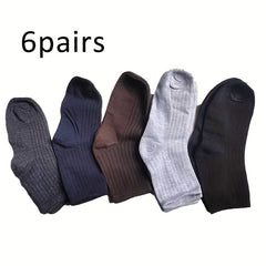 6 Pairs Men's Winter Sports Running Socks