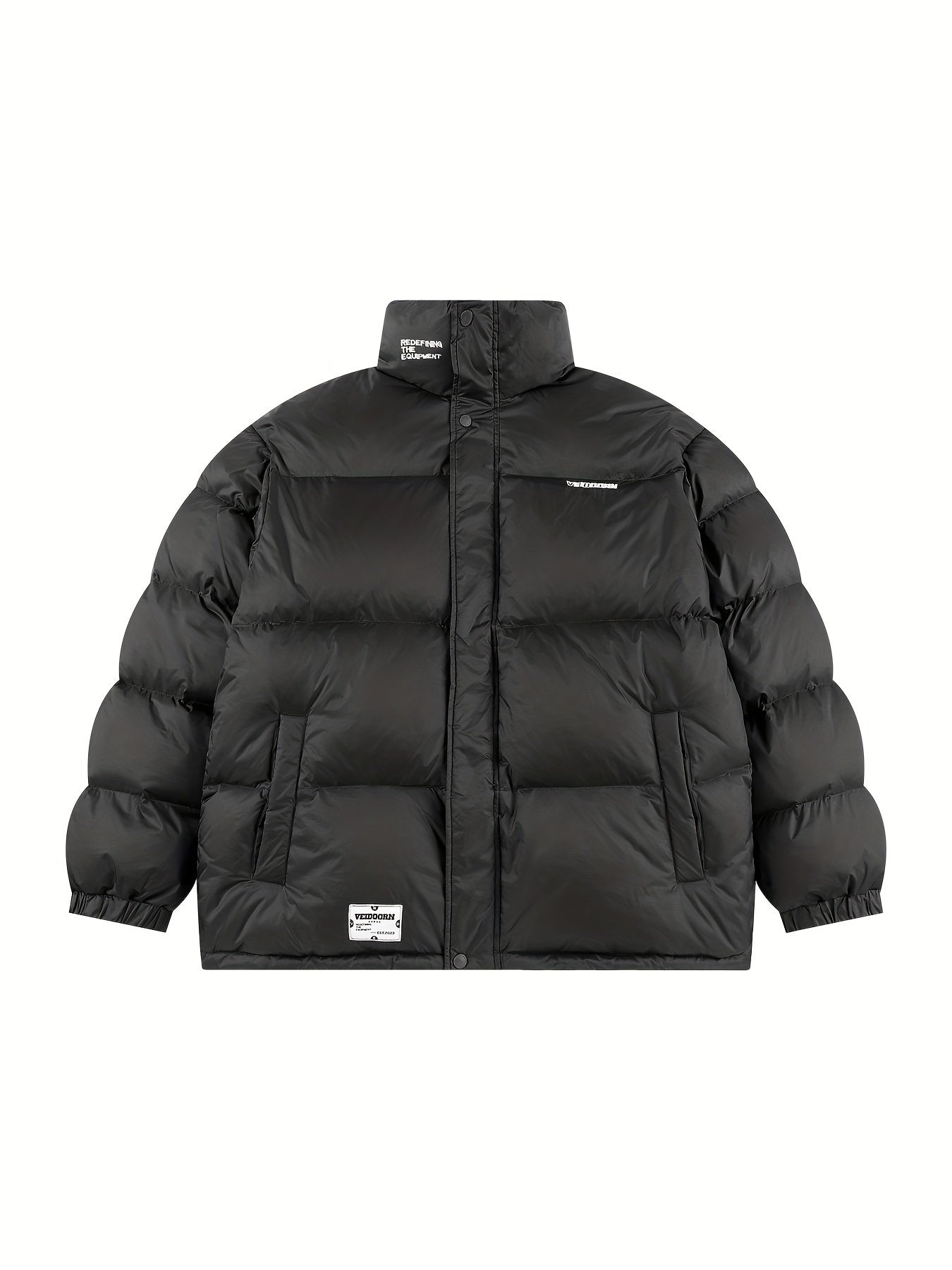 Men's Winter Jacket Stand Collar Padded Coat