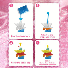 DIY Unicorn Sand Art Bottle Kit for Kids