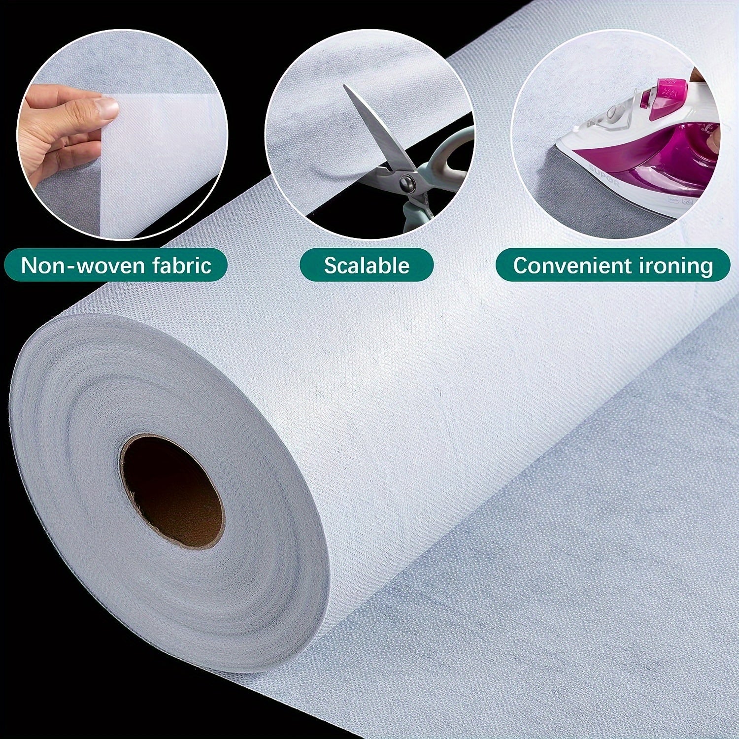 Non-woven Adhesive Lining Iron Fusible Sewing Supplies 29m Roll