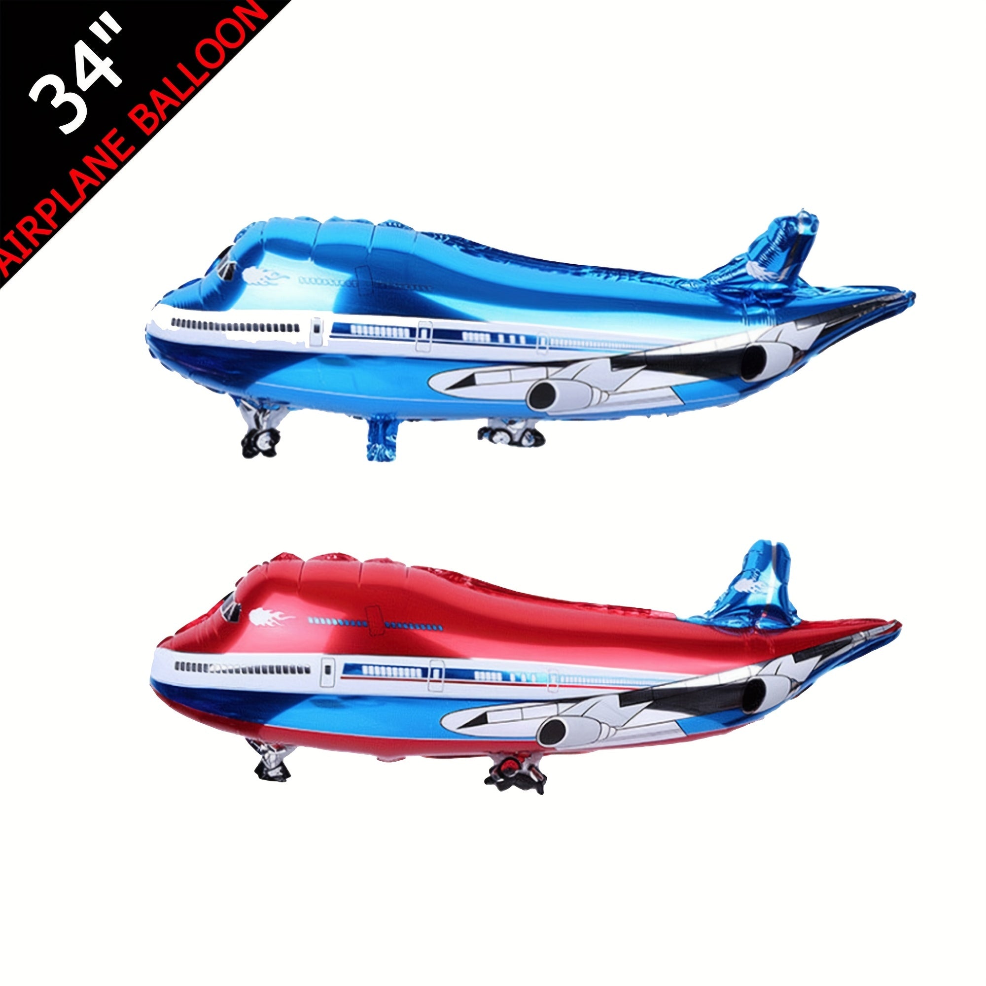 Large Airplane Party Decoration Happy Birthday Balloons