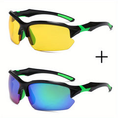 Men's Sports Sunglasses UV400 for Golf Fishing Running