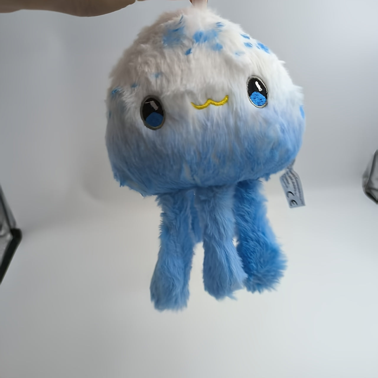 Cute Jellyfish Plush Keychain Bag Charm - Soft & Plush Keyring Pendant