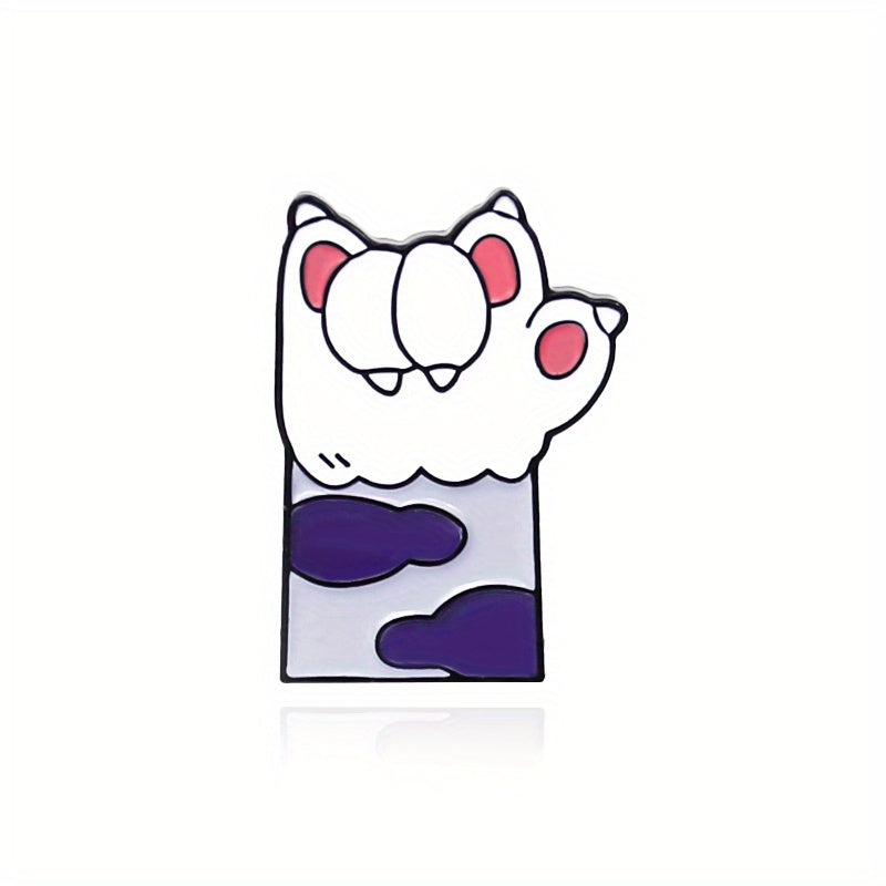 Cat Paw Brooch Pin Fun Animal Gift for Kids & Adults