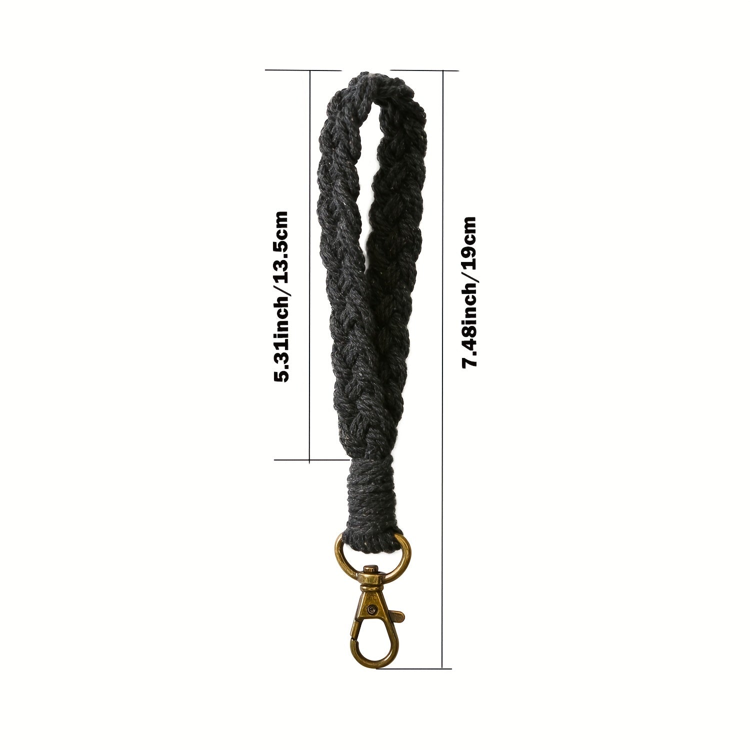 Cotton Wristlet Keychain Lanyard for Women and Girls