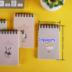 A7 Loose Leaf Pages Coil Book 70 Sheets