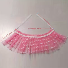 2pcs Crown & Lace Skirt Set for 0-3 Months Baby Photos