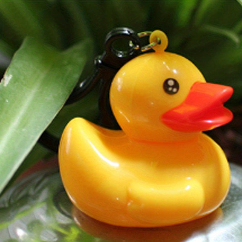 Solid ABS Duckling Key Chain Cartoon Key Chain Pendant Key Gift Series