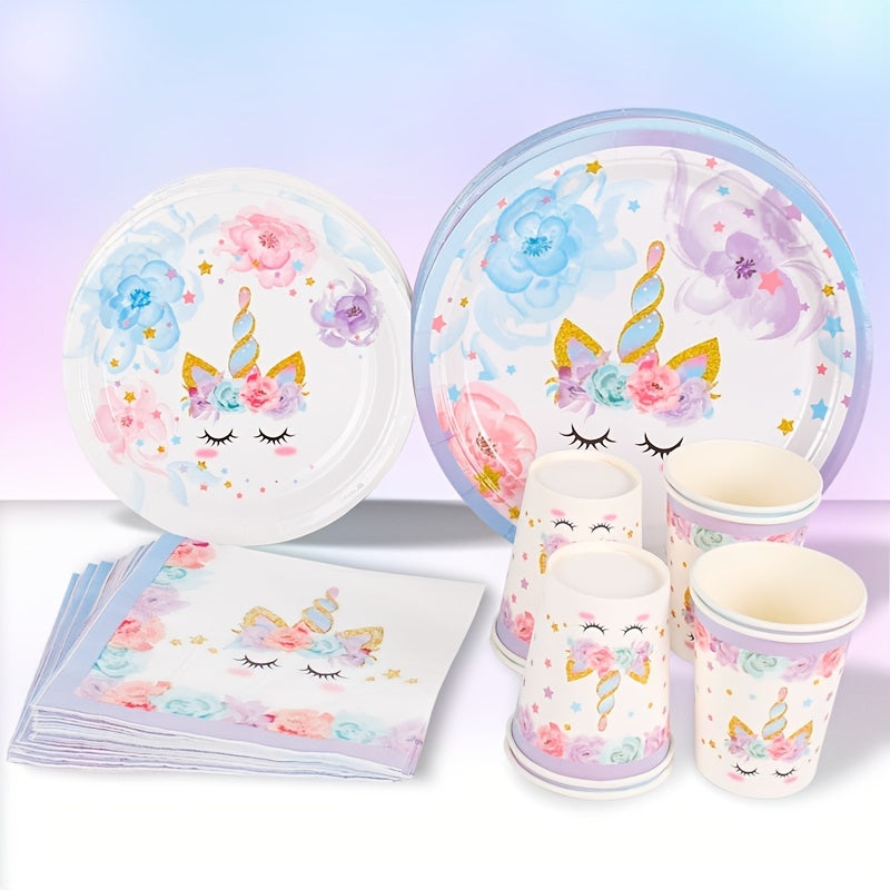 Magical Unicorn Plates for Parties & Gatherings