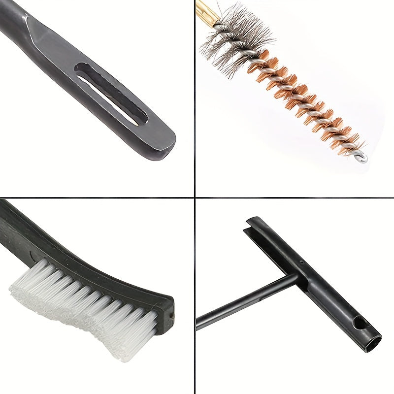 10 Piece Tactical Cleaning Kit 22 223 556 Cartridges Nylon Brush Pouch