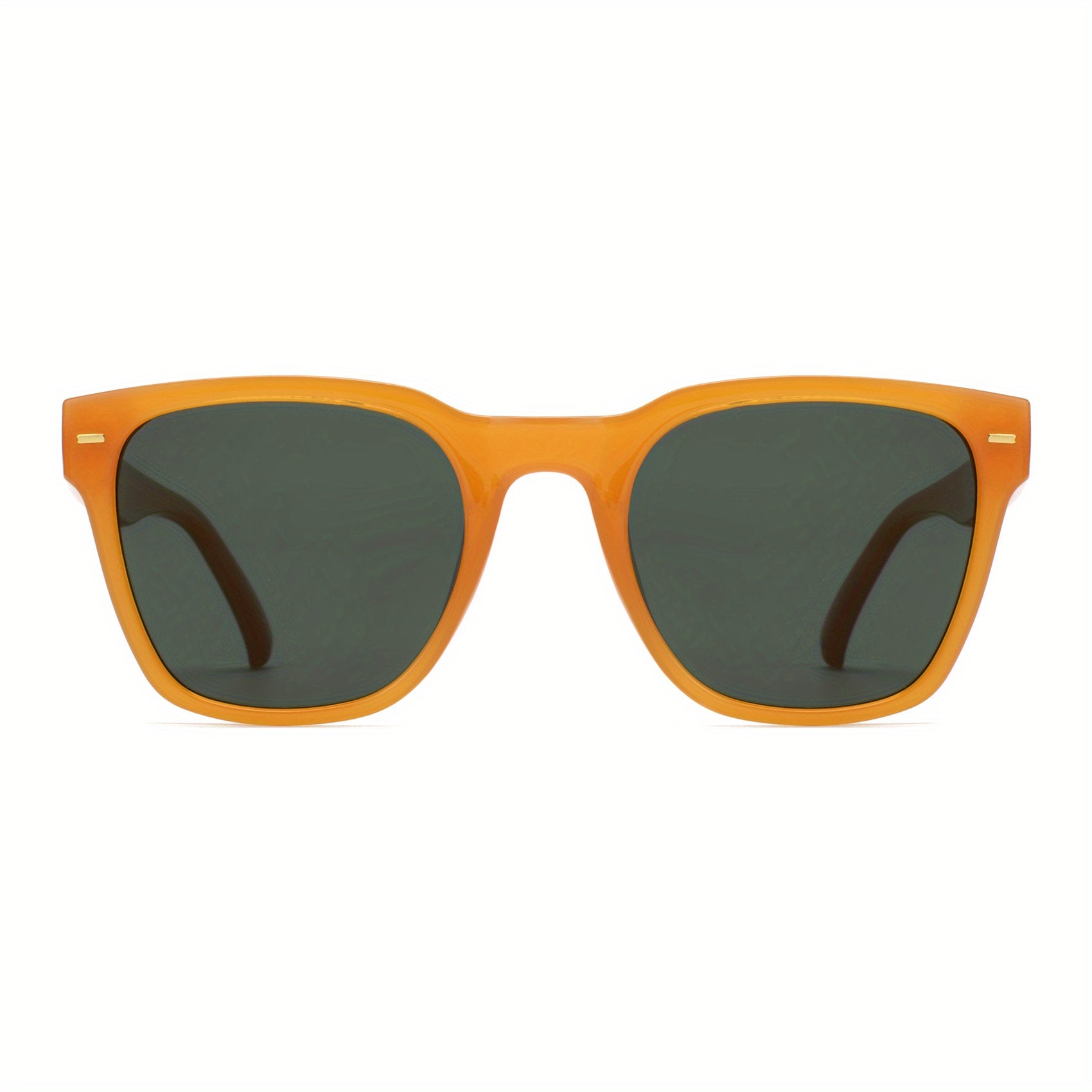 OUWEN Square Polarized Sunglasses Retro Men Sun Glasses UV400